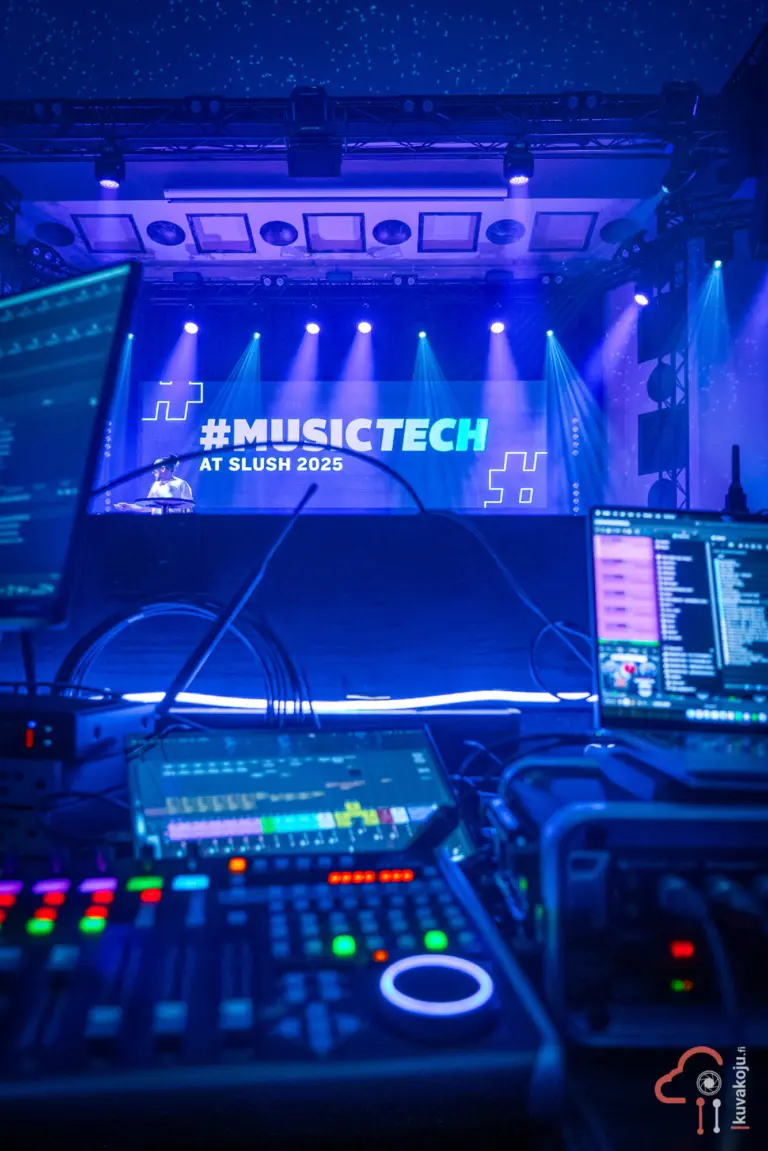 Musictech at Slush 2025. Riku / Kuvakioski